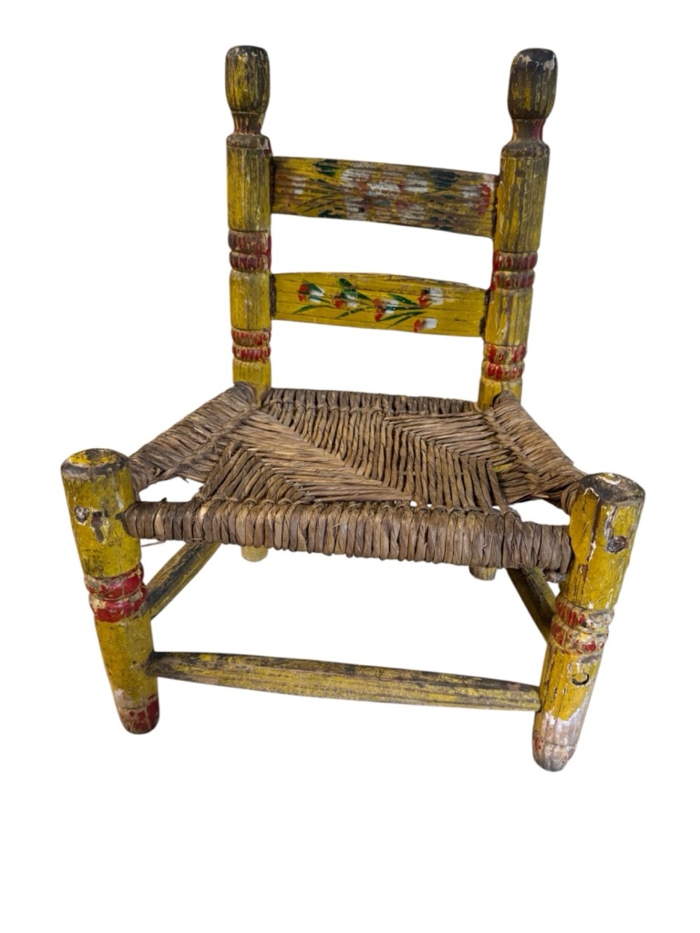 Mexican folk art children’s chair Vintage